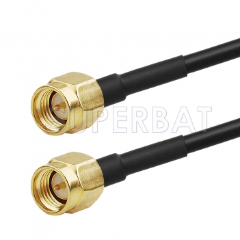 SMA Male to SMA Male Using KSR200 ( equivalent to LMR200) RF Coax Cable