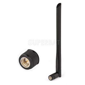 4G LTE 3dBi Omni-directional SMA Male Antenna for 4G LTE Wireless Router Module Remote IP Camera Vehicle Home Mobile Cell Phone Booster System
