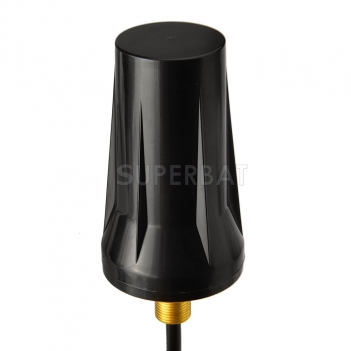 4G LTE Fixed Screw Mount Omni-directional SMA Male Antenna for 4G LTE Router Vehicle Truck RV Motorhome Marine Boat Mobile Cell Phone Booster System
