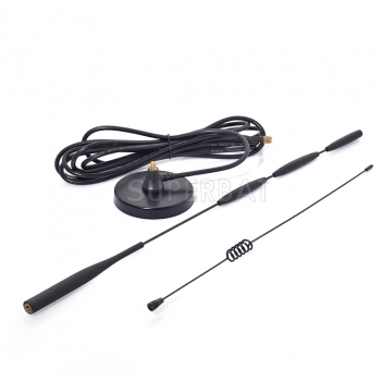 15dbi Omni directional Antenna 3M for 3G Mobile Broadband,pigtail TS9/SMA cable