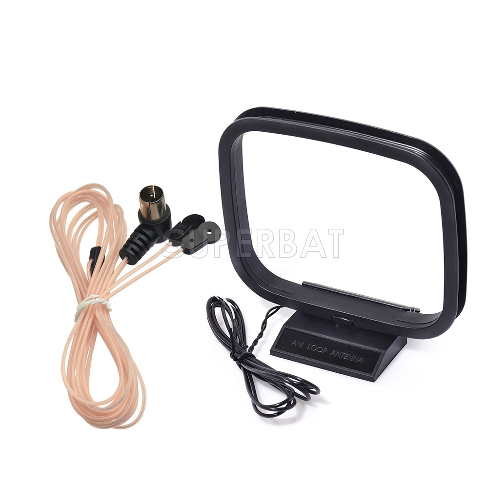 Indoor AM SP Loop Antenna Aerial Connector for StereoAudio Receiver System SP 