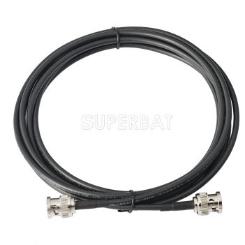 Superbat 5 feet BNC Male to BNC Male 75 Ohm 3G 6G HD SDI Vedio Camera Cable (Belden 1855A)
