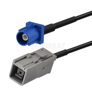 GPS antenna Extension cable Fakra male C to HRS GT5-1S grey pigtail cable RG174 for Car GPS Navigation