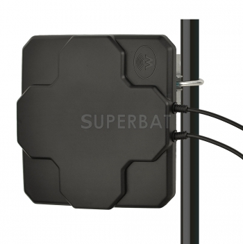 698-2690MHz 4G/LTE MIMO Panel Antenna 18dBi High Gain Outdoor for WiFi & Cell 3G 4G LTE/MIMO/Mobile Signal Booster