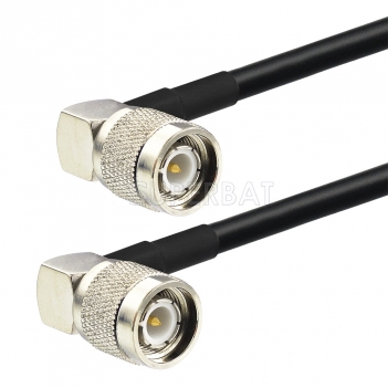 TNC Male Right Angle to TNC Male Right Angle KSR195 8 Meter GPS Antenna cable for Trimble 50449 GPS Antenna