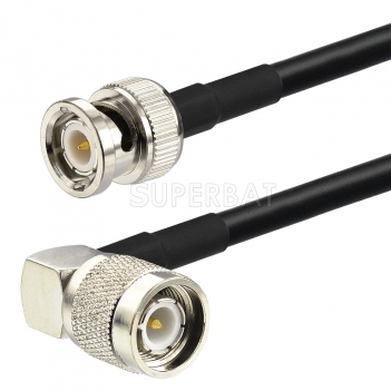 BNC Male to TNC Right Angle KSR195 3.5 Meter cable for Pacific Crest GPS Antenna