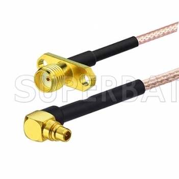 MMCX to SMA Pigtail TBS UNIFY PRO 5G8 SMA PIGTAIL 90°(MMCX) to SMA Pigtail FPV Antenna Connector RF Cable Assembly