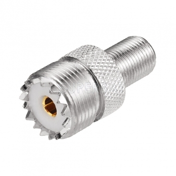 SO 239 UHF Female to Type F Female Coax Connector Adapter for CB antenna base scanner
