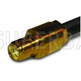 SMA  Female Jack Straight Clamp Connector for RG142