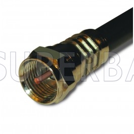 Superbat F Type Male Plug Crimp Connector 75 Ohm for RG-59 Coaxial Cable