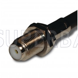 F Type Female Jack Crimp Coaxial Connector 75 Ohm for RG59