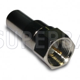 75 Ohm Superbat F Type Male Plug Crimp Connector for RG59