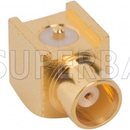 MCX Jack Female Right Angle Surface Mount With Gold Plated Connector 50 Ohm