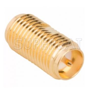 Superbat RP-SMA Jack (Male Pin) to RP-SMA Jack (Male Pin) RF Coaxial Adapter 50 Ohm Straight