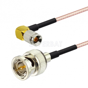 Sdi video cable DIN 1.0/2.3 Male BNC Right Angle to BNC Male 75ohm HD SDI Cable for Blackmagic Video Assist