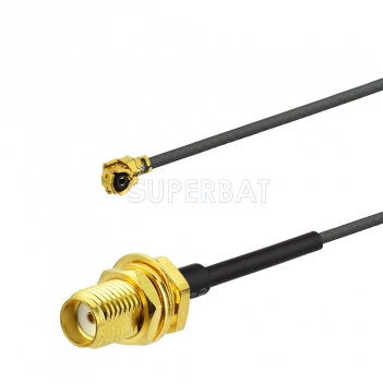SMA female to IPX/u.FL/ IPEX uFL RF Coax Cable adapter OD1.13mm RF cable