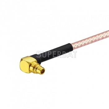 MMCX Right Angle Plug to SMA Right Angle Plug RG316 30cm