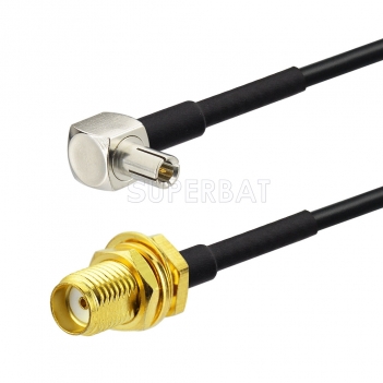 External Antenna Adapter Cable Pigtail SMA Female Hole to TS9 Male highly flexible RG174 coax for USB Modems & MiFi Hotspots