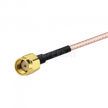 RP SMA Male to RP SMA Bulkhead 2.4GHz Bluetooth/Wi-Fi Antenna Extension Cable Extension Lead Wireless RP-SMA RG316 cable