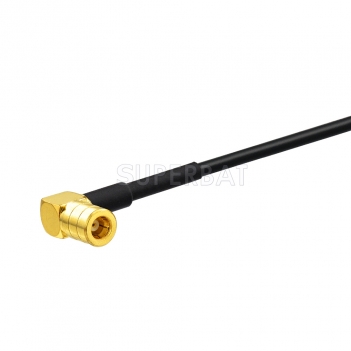 Fakra Z plug to Right angle SMB plug Female Car GPS Antenna Extension Cable using RG174 10cm