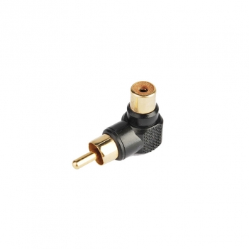 RCA Jack Female to RCA Plug Male Adapter Right Angle