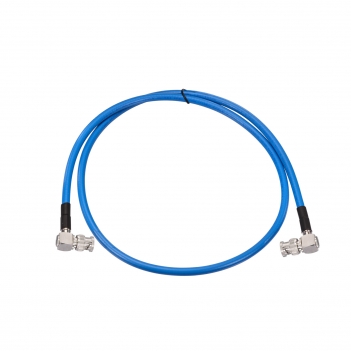 Superbat BNC Right Angle Male to BNC Right Angle Male 75 Ohm 3G 6G HD SDI Cable (Belden 1694A) for Video Camera and Moniter