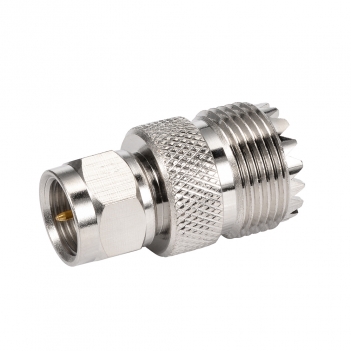 Type F Male to PL-259 / UHF Female Coaxial Adapter Connector for amateur radio TV Antenna Wireless LAN Devices