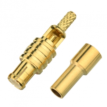 MCX Plug Male Connector Straight Solder for 1.13mm Cable