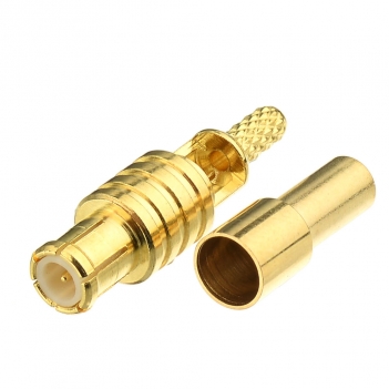 MCX Plug Male Connector Straight Solder for 1.13mm Cable