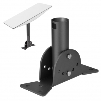 Lightweight Sturdy Adjustable Wall Mount Antenna Bracket Thick Aluminium Alloy Material for Starlink V2 Rectangular Dish