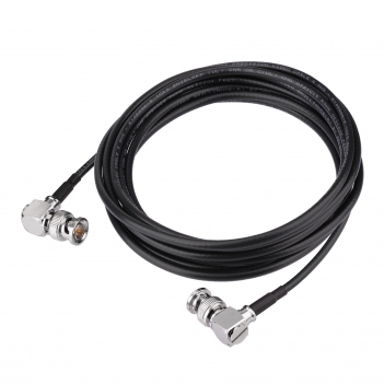 75 Ohm BNC Right Angle Male to BNC Right Angle Male (Belden 1855A) 3G 6G HD SDI Vedio Camera Cable