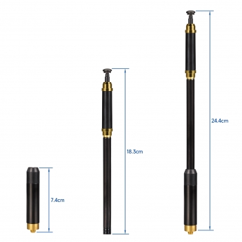 Dual Band VHF UHF Antenna Amateur Radio Antenna Telescopic SMA Female 5.5 dBi 136-174/400-470 MHz for Baofeng UV-5R UV-82 Kenwood Quansheng Wouxun Ham Radio Walkie Talkie Rad