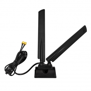 WiFi 6E Antenna Tri-Band 6GHz 5GHz 2.4GHz RP-SMA WiFi Antenna Magnet Mount Base for PC Desktop Computer Motherboard WiFi Bluetooth Card Wireless WiFi Router