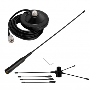 PL259 SO239 Mobile Antenna Ground for BTECH ICOM Kenwood Midland Yaesu TYT AnyTone Radioddity Cobra Uniden VHF UHF PL259 Male Car Mobile Radio Transceiver Enhance Signal