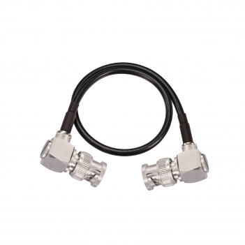 75 Ohm BNC Right Angle Male to BNC Right Angle Male (Belden 1855A) 3G 6G HD SDI Vedio Camera Cable