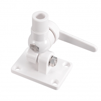 VHF Marine GPS Antenna Mounting Kit Dual-axis Heavy-duty Adjustable Base Fixed Mount Bracket for Boat