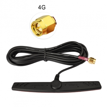 4G LTE Antenna 700-2600MHZ Adhesive Mount Omni-Directional Antenna SMA Male Antenna for Car Vehicle Cellular Hotspot Router Gateway Modem etc.