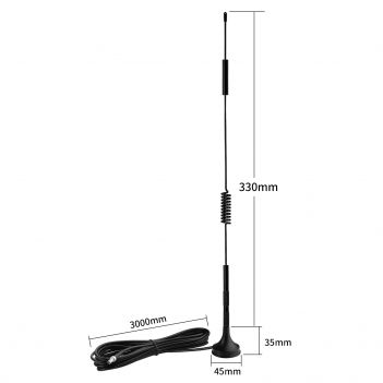 2pcs High Gain 5dBi TS9 Mimo Mifi Hotspot Magnetic Base 4G Antenna Compatible with 4G LTE MiFi Mobile Hotspot Router USB Modem Dongle Adapter Verizon AT&T T-Mobile Sprint Mobile Broadband Modem