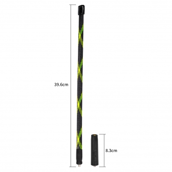 Dual Band VHF UHF 136-520MHz 18.7 inch Foldable Camouflage CS Tactical SMA Female Ham Radio Antenna for BaoFeng UV-5R UV-82 BF-F8HP Kenwood Wouxun HYT Handheld Two Way Radio Walkie Talkie