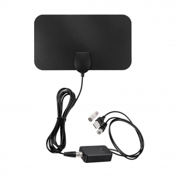 TV Aerial Antenna Indoor Digital HDTV Antenna with 3 Meter Extension Cable Compatible with Digital HDTV Smart TV Support 1080p VHF UHF Television Local Channels