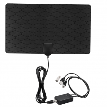 TV Aerial Indoor Digital HDTV TV Antenna with 3 Meter Extension Cable With Compatible with Digital HDTV Smart TV Support 1080p VHF UHF Television Local Channels