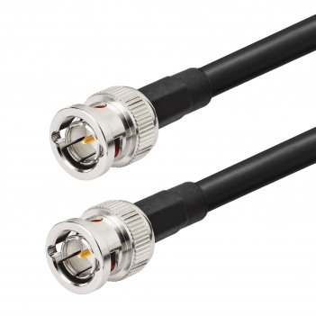 SDI Cable BNC Cable 3G/6G/12G SDI Cable 50ft (Belden 1694A Black), Supports UHD 3G-SDI/6G-SDI/4K/8K Video Recoder Converter, Precision BNC Video Cable