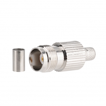 TNC Female Connector Crimp/Non-Solder Contact Attachment for LMR-240