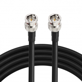 SDI Cable BNC Cable 3G/6G/12G SDI Cable 50ft (Belden 1694A Black), Supports UHD 3G-SDI/6G-SDI/4K/8K Video Recoder Converter, Precision BNC Video Cable