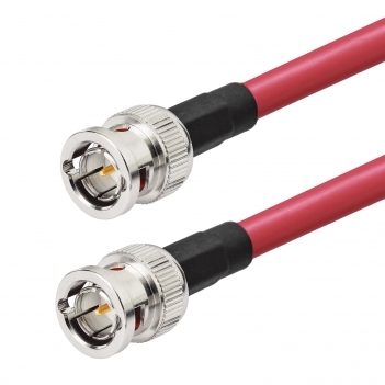 SDI Cable BNC Cable 3G/6G/12G SDI Cable 50ft (Belden 1694A Red), Supports UHD 3G-SDI/6G-SDI/4K/8K Video Recoder Converter, Precision BNC Video Cable