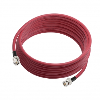 SDI Cable BNC Cable 3G/6G/12G SDI Cable 50ft (Belden 1694A Red), Supports UHD 3G-SDI/6G-SDI/4K/8K Video Recoder Converter, Precision BNC Video Cable