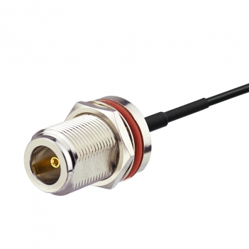 Special Link for Stephen Coates N Female Frount Mount Bulkhead Jack to MMCX Right Angle Plug KSR100 Cable 9CM