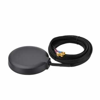 4G LTE MIMO Cellular GPS Adhesive Magnetic Mount Antenna with Braided Sheath for 4G LTE GPS Cradlepoint IBR900 IBR1700 Sierra Wireless Airlink MG90 MP70 GX450 RV50 RV50X Industrial Gateway Modem Mobile Router