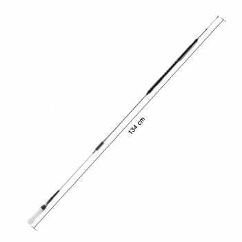 High Gain 52.76inch Mobile Ham Radio Antenna 29/50/144/430MHz Quad-Band UHF VHF Stainless Steel Anti-Rust PL259 Male Antenna Vehicle Car Truck Amateur Radio Two Way Radio Antennas