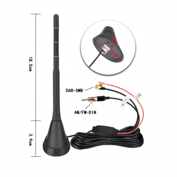 Universal Car Short Antenna  Car Stereo DAB FM GPS Antenna Replacement